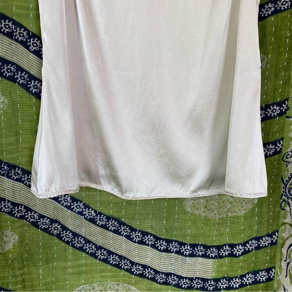 Vintage Y2K Elie Tahari Tan Silk Camisole Size Small - Picture 4 of 13